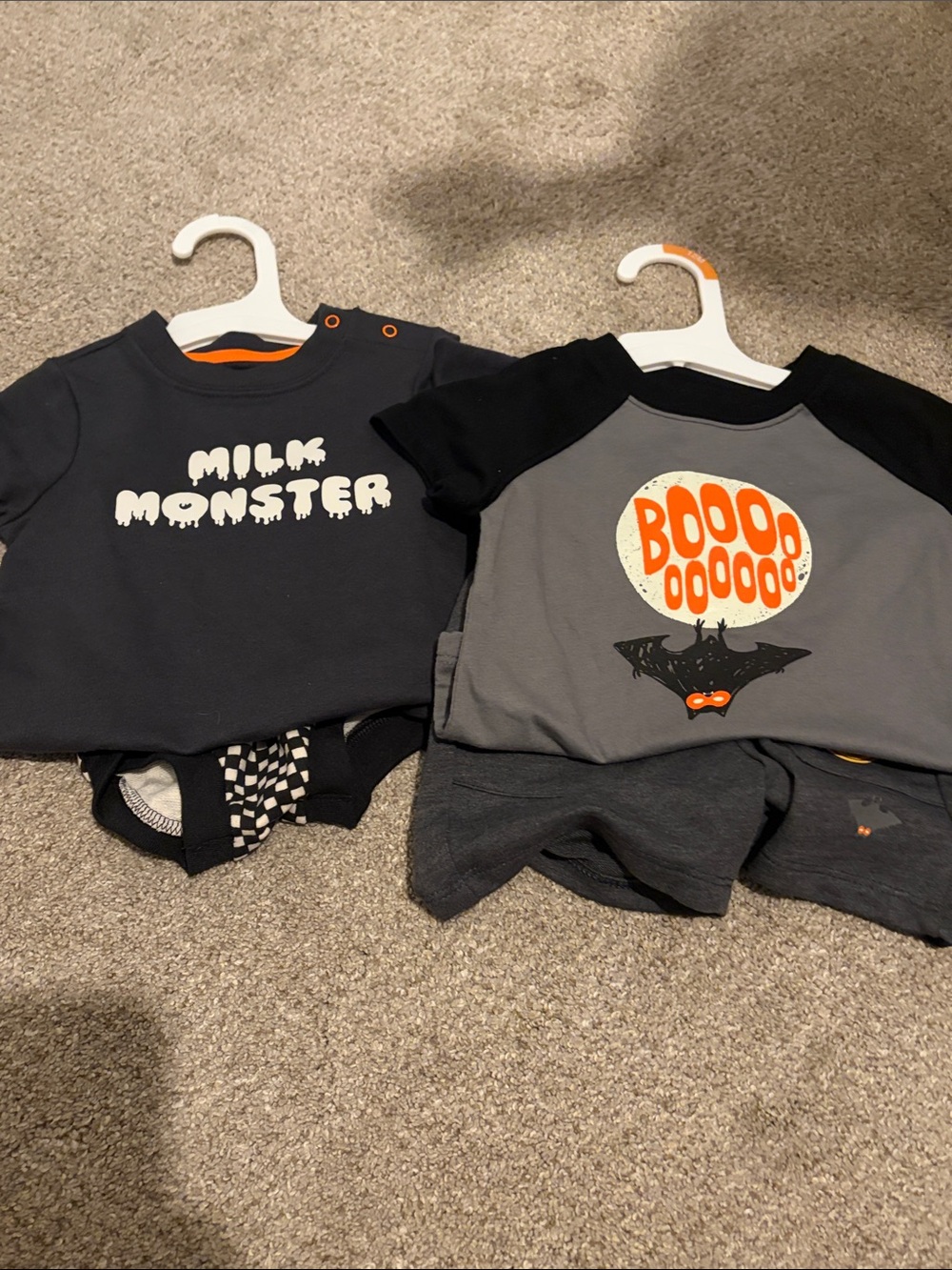Cat & Jack halloween sets 12 months